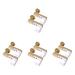 Organizer Hangers for Back Door Multi-function Clothes Hook Beech Overdoor Kitchen Wardrobe 8 Pcs