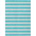 Addison Rugs Chantille ACN530 Turquoise 9 x 12 Indoor Outdoor Area Rug Easy Clean Machine Washable Non Shedding Bedroom Living Room Dining Room Kitchen Patio Rug