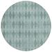 Addison Rugs Chantille ACN561 Teal 8 x 8 Indoor Outdoor Area Rug Easy Clean Machine Washable Non Shedding Bedroom Living Room Dining Room Kitchen Patio Rug