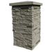 16 x 16 x 30 Faux Polyurethane Stone Column Wrap - Sahara for Home Improvements/DIY Friendly (Quantity 1= 4 Interlocking Sides)