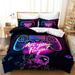 3Piece Gaming Duvet Cover Set Kids Gamepad Cartoon Bedding Set Full Video Games Duvet Cover Set Bedroom Decor 1 Quilt Cover 2Pillowcase(No Comforter)