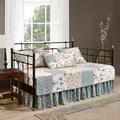 Abbi 5-Piece Daybed Bedding Set Shabby Chic Floral Daybed Cover Pre-Washed Cotton Patchwork Daybed Set