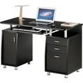 Espresso Writing Desk 47.25 Ergonomic Computer Drawers & File Cabinet for Home Office Storage ONE Size Freight Free Reading