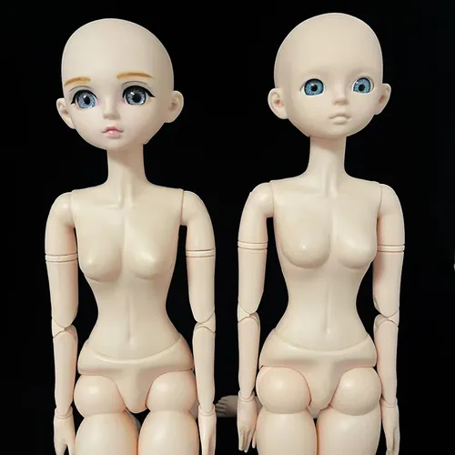 Neue 60cm DIY Puppe Make-up Puppe Kopf oder ganze Puppe weibliche bjd Puppe 21 Gelenke bewegliche 3d
