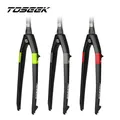 Toseek Mountainbike Voll carbon Gabeln MTB Fahrrad konische Gabel starre gerade Scheiben bremse