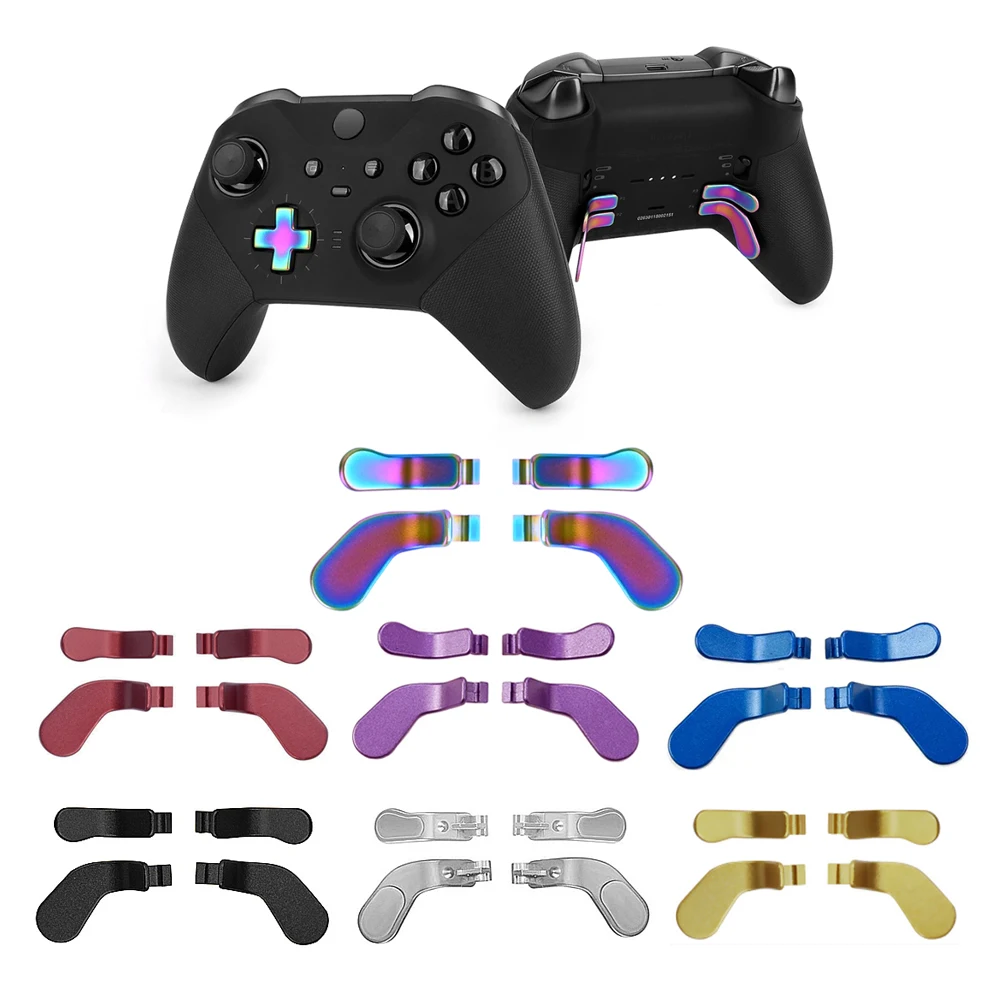 4-in-1 Metallpaddel Controller Trigger Back Button für Xbox One Elite Series 2 Controller Zubehör Gamepad Teile Image