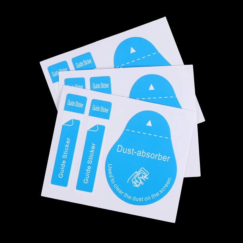 50 stücke Stauben tfernungs bildschirm Reinigungs werkzeug 3 in 1 Staub absorber + Führungs aufkleber Image