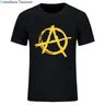 T-Shirt Männer Marke Anarchie Symbol T-Shirt-Punk Rock T-Shirt Bett lam böse anarchist ischen Krieg