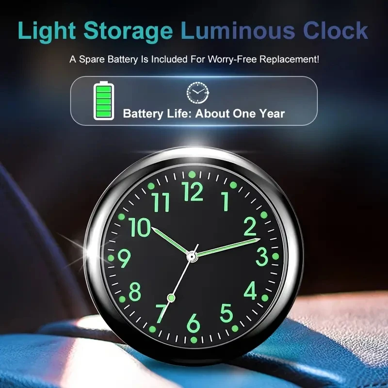 Mini-Uhr Auto Quarzuhr Mini elektronische Uhr wasserdicht Fahrrad Motorrad Uhr Auto Auto Uhr Armaturen brett Uhr im Auto