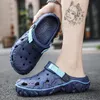 Sommer Licht EVA männer Casual Schuhe Männer Sandalen Loch Schuhe Clogs Liebhaber Hause Garten Im Freien Männlichen Strand Flache Hausschuhe große Größe