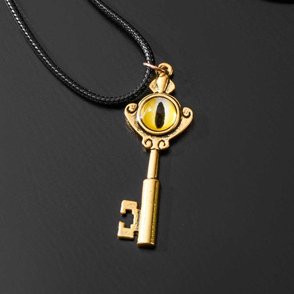 Catuni TV The Owl House Halskette Distressed Bronze Schlüsselanhänger Kreativer Schmuck Geschenk für Cosplay Party Fans Image