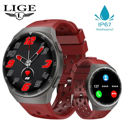 Lige bluetooth anruf für android ios smart watch mann sport frau fitness outdoor armband