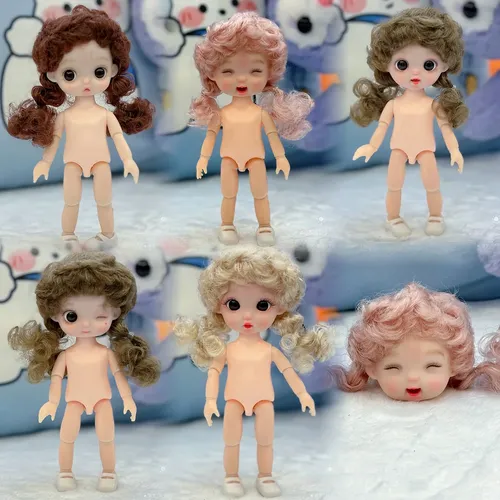 Neue 17cm Puppe niedlich und modisch bjd Puppe Multi Joint bewegliche Puppe Puppen für Mädchen