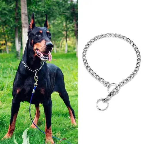 Metall Hund Training Choke Kette Halsbänder für Kleine Medium Große Hunde Pitbull Bulldog Starke