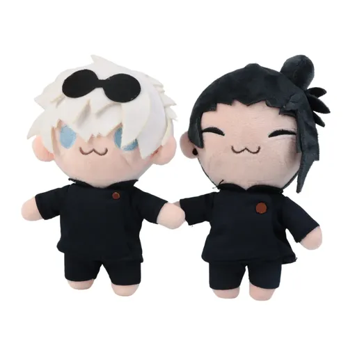 22cm Gojo und Geto Plüschtiere Anime Figur Plüschtiere Puppen Jujutsu Kuscheltiere Jungen Spielzeug