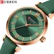 Curren Mode Damen uhr Luxus Quarz Armbanduhren für Damen Geschenke Top Marke Leder Damen Gold Uhren