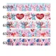 Disney 5Yards Stich Liebe Gros grain Band 25mm 38mm für Valentinstag Haars chleifen DIY 10y 20y 50y