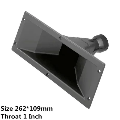 2PC DJ Lautsprecher Hochtöner Horn 262*109 Höhen Zubehör 1 “Throat Für Piezo Lautsprecher Heimkino Image