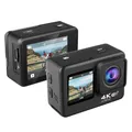 Q60ar 4k 30fps 24mp Wifi Action Kamera wasserdicht 170 ° Weitwinkel len Dual Screen Display