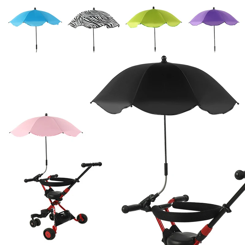 Universal Baby Auto Kinderwagen Regenschirm Einstellbare Schatten Regenschirm Uv Sonnenschirm Für Kinderwagen Zubehör Sonnenblende Tragbare Sonnenschirm Artikel