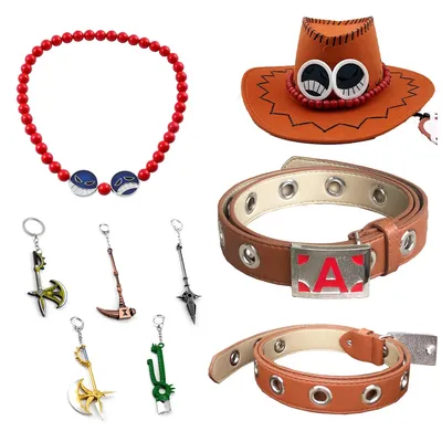 Ace Cosplay Halskette Kostüm Gürtel Anime Fantasia Rollenspiel für Männer Frauen Accessoires Outfits Image