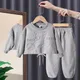 Herbst Baby Mädchen Kleidung Set Cartoon Bär Pullover Top und Hose 2 Stück Set Kinder Mädchen