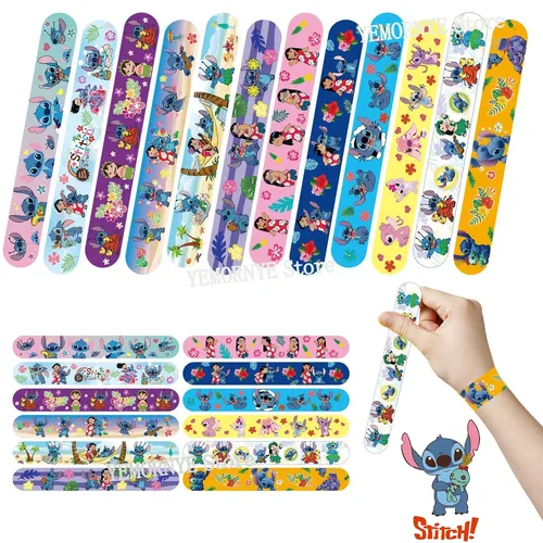 Pokemon Stitch Slap Armbänder Figur Anime Armband Kinder tasche Slap Band Puzzle Spielzeug für