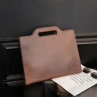 Mode Business Aktentasche Männer Handtasche Luxus Pu Leder Herren Aktentasche Laptop tasche