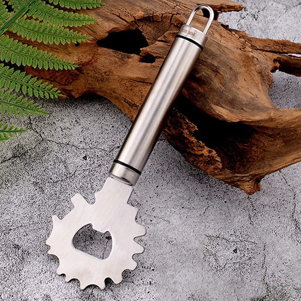 Multifunktionale Grills Reinigungsschaber Edelstahl Grill Spaltreinigungswerkzeug für BBQ Mesh Verschleißfest Langlebig