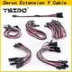 Ysido 150mm/200mm/300mm/500mm/mm y rc Servo verlängerung kabel Kabel kabel jr für rc Hubschrauber rc