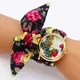 Shsby Marke Mode Rose Gold Floral Tuch Band Kreative Blume Armbanduhr Casual Frauen Quarz Uhren