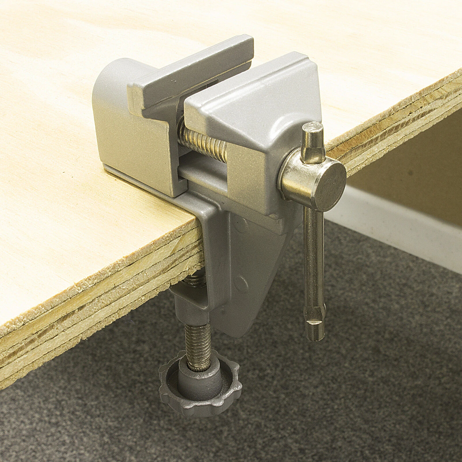Mini-Tischschraubstock für Heimwerker, Reparaturwerkzeug, Juwelier- und DIY-Multifunktions-Schraubstock, robuste Klemme, verschiedene Modelle (alt und neu) erhältlich Image