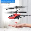 Hover Induktion Mini Rc Flugzeug Infraed Induktion Hubschrauber Flugzeug Blinklicht Außen Spielzeug