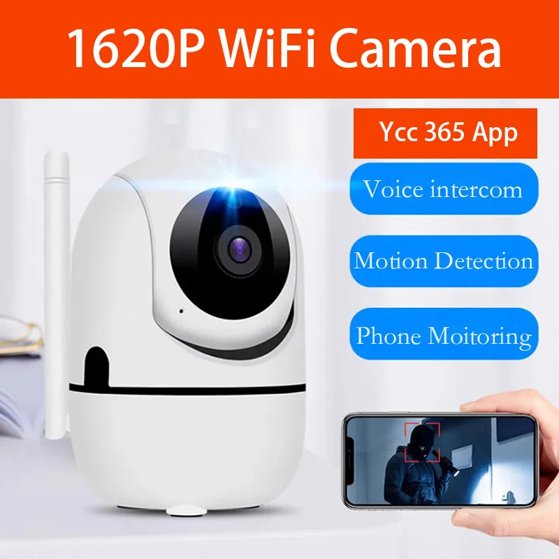 IP Wifi Kamera 1620P Überwachung Sicherheit YCC365 Plus Cloud Wireless Monitor Smart Track Nachtsicht CCTV Video Überwachung Image