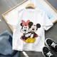 Sommer Disney Mickey Minnie Maus Kind Kleidung Kind T-Shirts T-Shirts süße Kinder Cartoons Kawaii