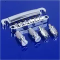 Neue 1 Set Chrome Gitarre Brücke Tune-O-matic Saitenhalter Schwanz Für Les Paul LP Stil