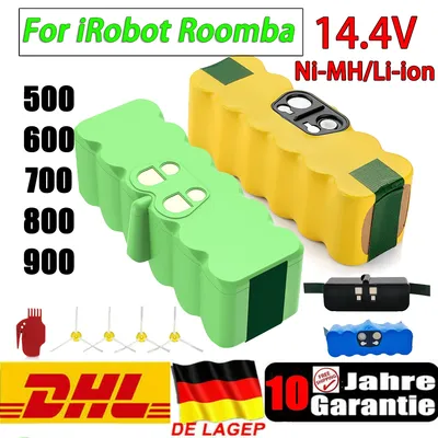 Für irobot roomba batterie 500 staubsauger batterie 900 985 980 960 785 530 560 650 630 620 650 770 Image