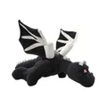 60cm schwarze Drachen plüsch puppe Spiel puppen weiche mit Baumwolle gefüllte Figuren puppe