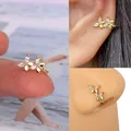 1pc gefälschte Piercing Schmetterling Blume Clip Nasenring gefälschte Nasenring nicht durchdringende