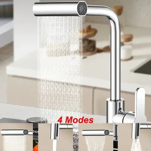 Wasserfall Küchen armatur Kalt-und Warm mischer Regenwasser sprinkler Waschbecken Waschbecken