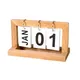 Ins nordischen Stil Holz ewigen Kalender Flip Monat Datum Anzeige Desktop-Zeitplan Tages planer Büro