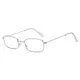 Übergroße japanische Harajuku Brille Gold Silber Schwarz Metall Quadrat Brille Vision Pflege