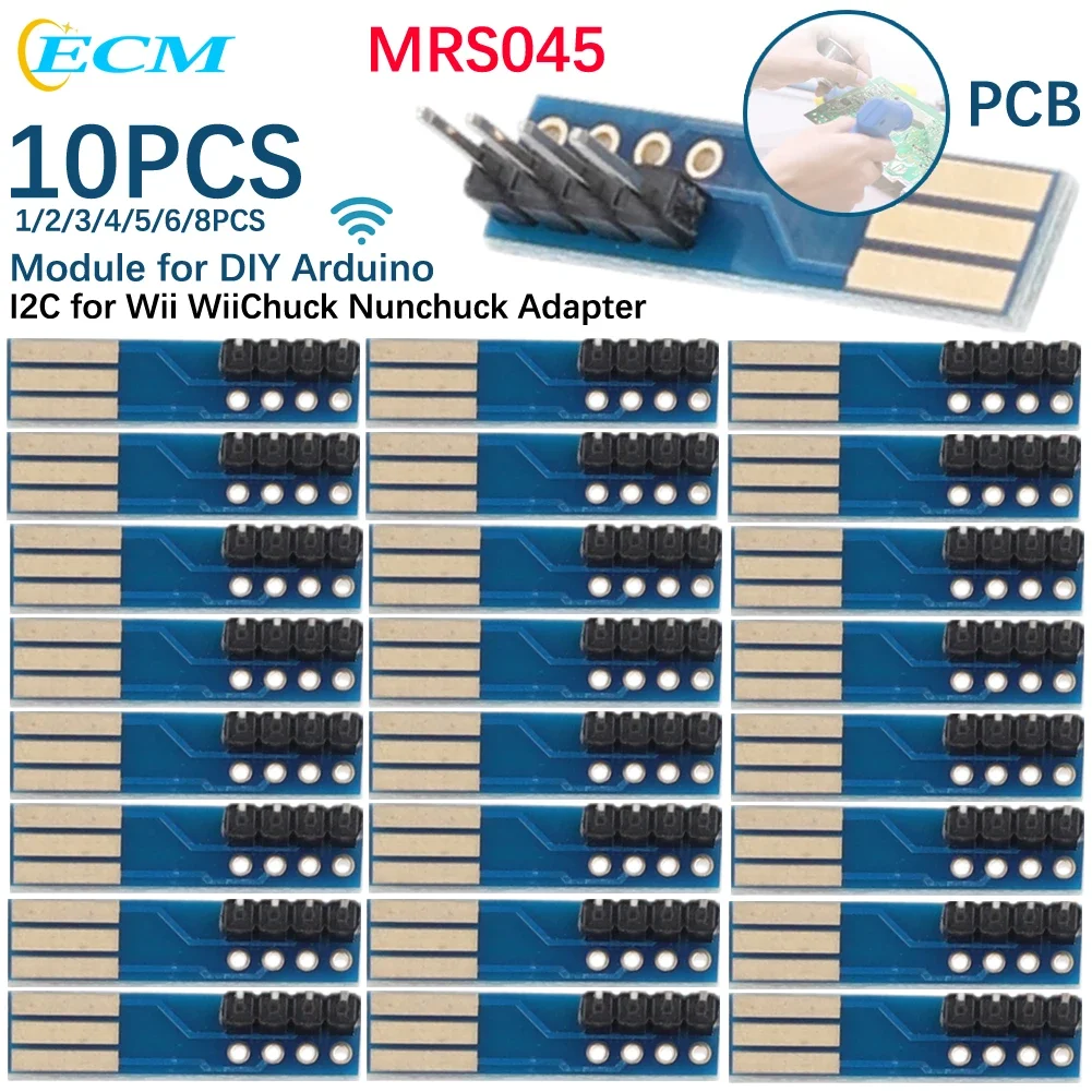 1-10PCS I2C für Wii WiiChuck Nunchuck Adapter Adapter Expansion Board Schild Modul I2C für Wii schild Modul für DIY Arduino Image