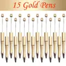 15 Stück Gold Perlen Kugelschreiber Stifte Geschenk zum Schreiben Perlen Kugelschreiber Perlen Stift
