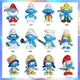 9-10cm die Schlümpfe Anime Figur Smurfette Brainy Schlumpf Blind Box Kawaii Glücks box Geheimnis Box