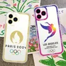 Sport o-olympics 2024 Handy hülle für iPhone 13 14 Mini 11 12 Pro Max transparente Hülle