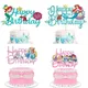 Meerjungfrau Ariel alles Gute zum Geburtstag Kuchen Topper Cartoon Prinzessin Kuchen Dekoration