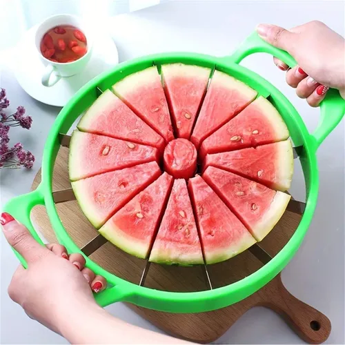 1pc Wassermelone schneiden Edelstahl Obsts ch neider Wassermelone schneider große Melone Frucht