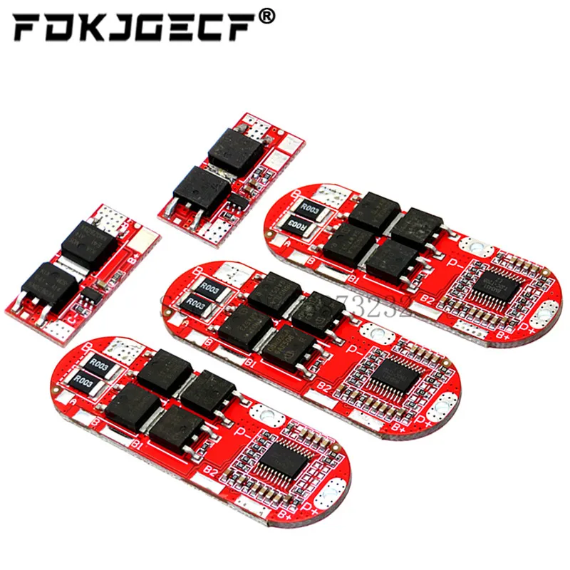 Bms 1S 2S 10A 3S 4S 5S 25A Bms 18650 Li-Ion Lipo Lithium-Batterie Schutz circuit Board Modul Pcb Pcm 18650 Lipo Bms Ladegerät Image