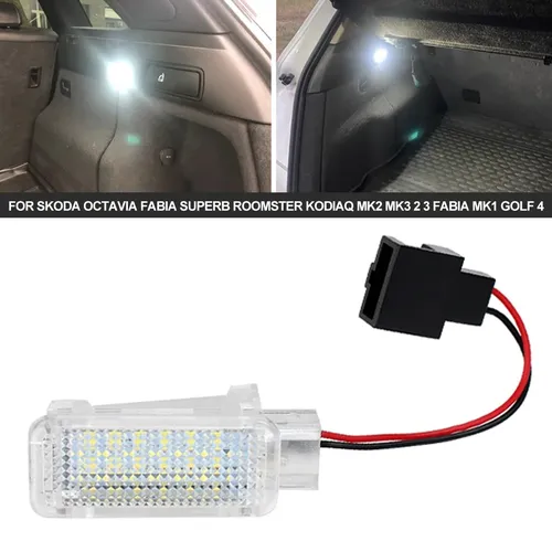 Auto LED Kofferraum Lampe Gepäck Licht Kofferraum Kofferraum Licht für Skoda Octavia Fabia